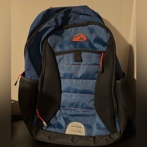 AD Sutton quilt backpack with carabiner clip fits 15” laptop